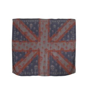 Alexander McQueen Union Jack Skull Scarf